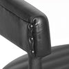 Preston Leather Counter Stool- Black - Chapin Furniture