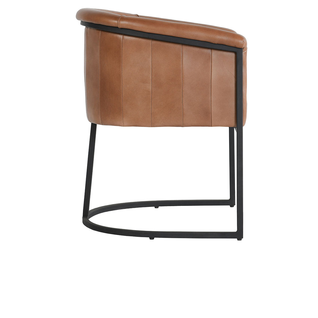 Hester Leather Dining Chair - Chapin Furniture