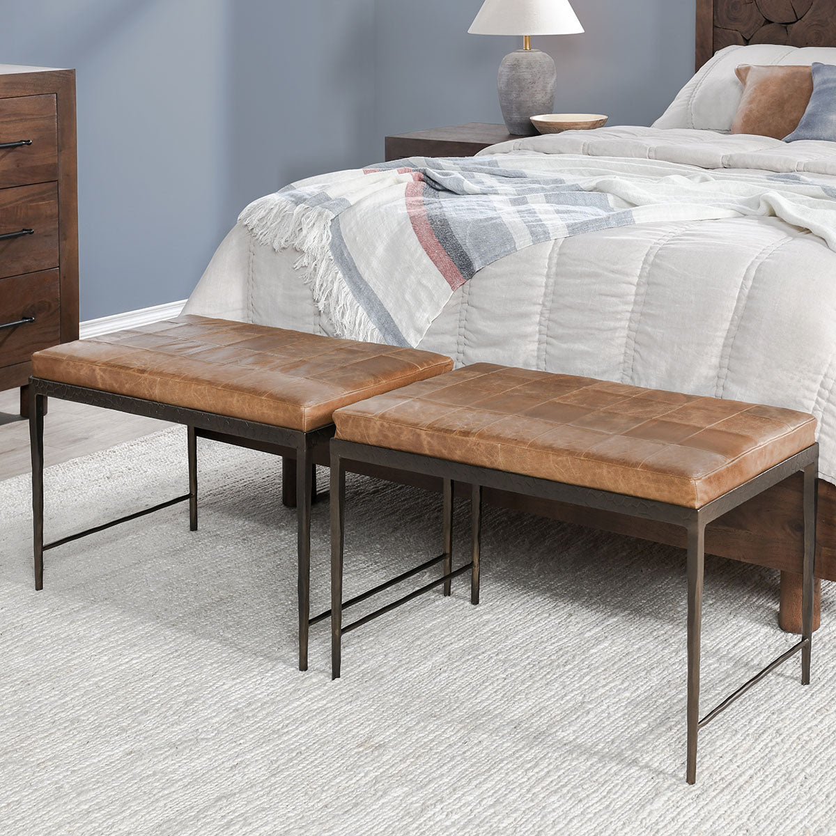 Malo 28" Leather Bench - Chapin Furniture