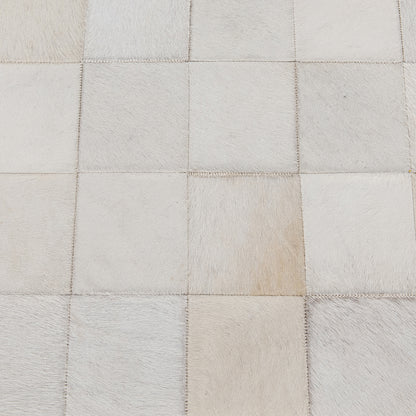 Achen Hide 60" Bench- Ivory - Chapin Furniture