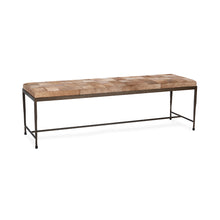 Achen Hide 60" Bench- Blonde - Chapin Furniture