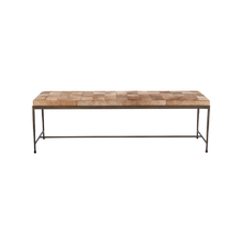 Achen Hide 60" Bench- Blonde - Chapin Furniture