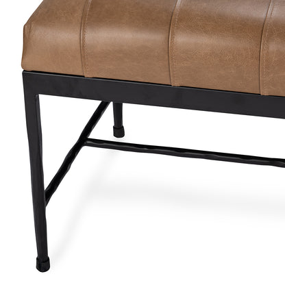 Madeleine Leather Bench - Chapin Furniture