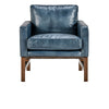 Chazzie Club Chair- Blue - Chapin Furniture