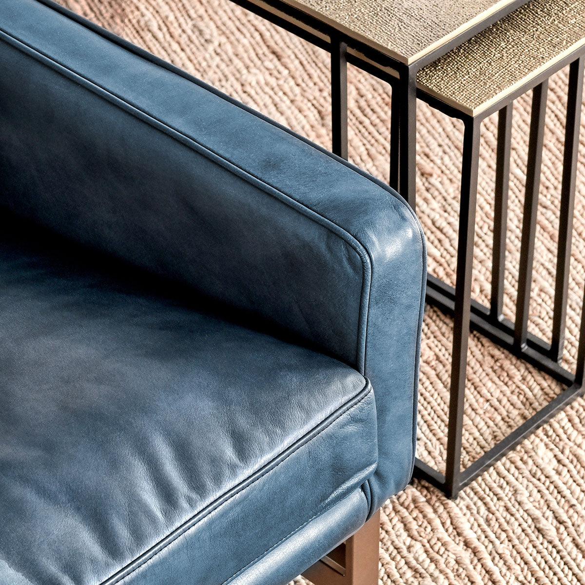 Chazzie Club Chair- Blue - Chapin Furniture