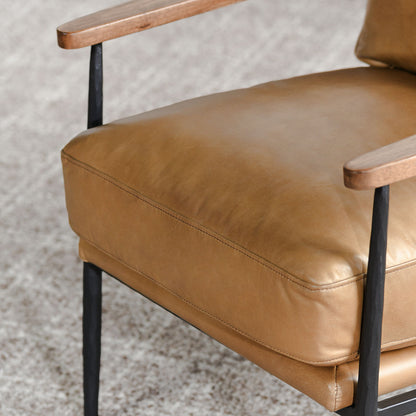 Christopher Club Chair Tan - Chapin Furniture