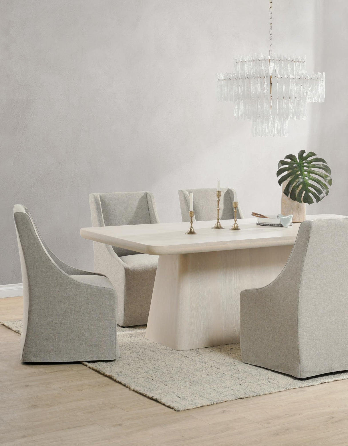 Warwick Rolling Wingback Dining Chair - Chapin Furniture