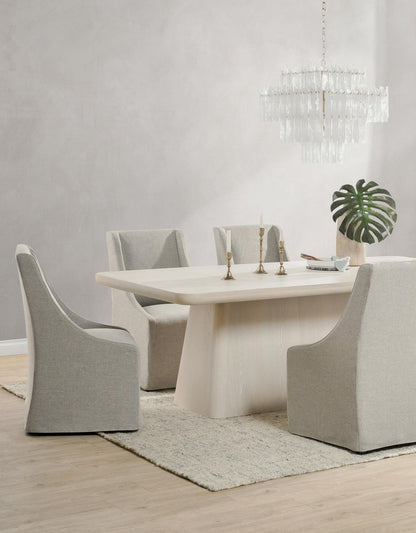 Warwick Rolling Wingback Dining Chair - Chapin Furniture