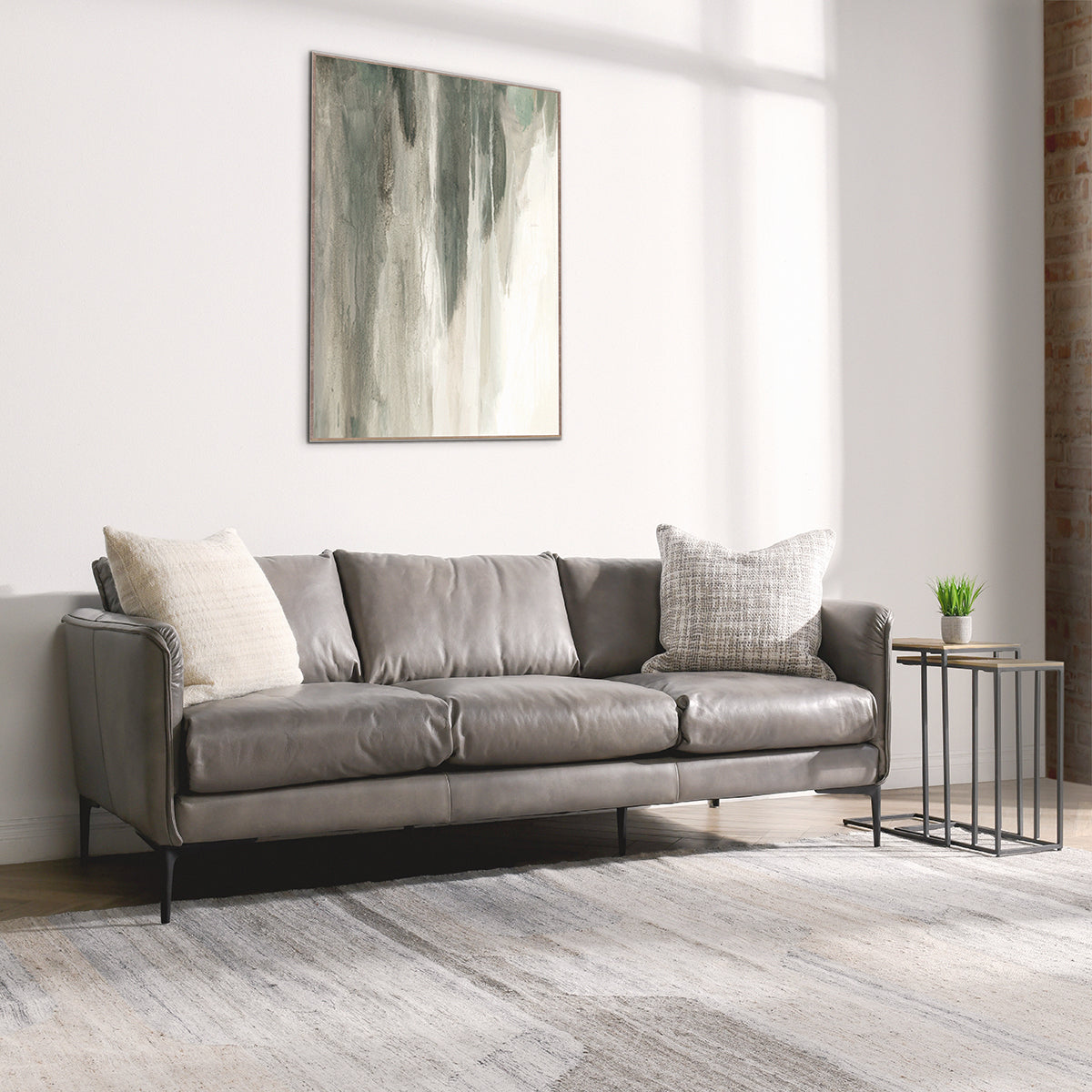 Abigail Sofa- Dark Gray - Chapin Furniture