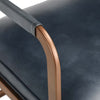 Fonda Leather Dining Arm Chair- Blue - Chapin Furniture