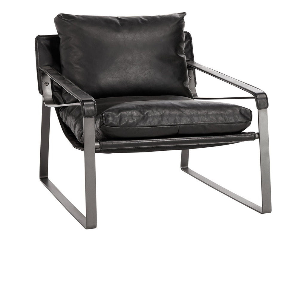 Morgan Accent Chair- Black - Chapin Furniture