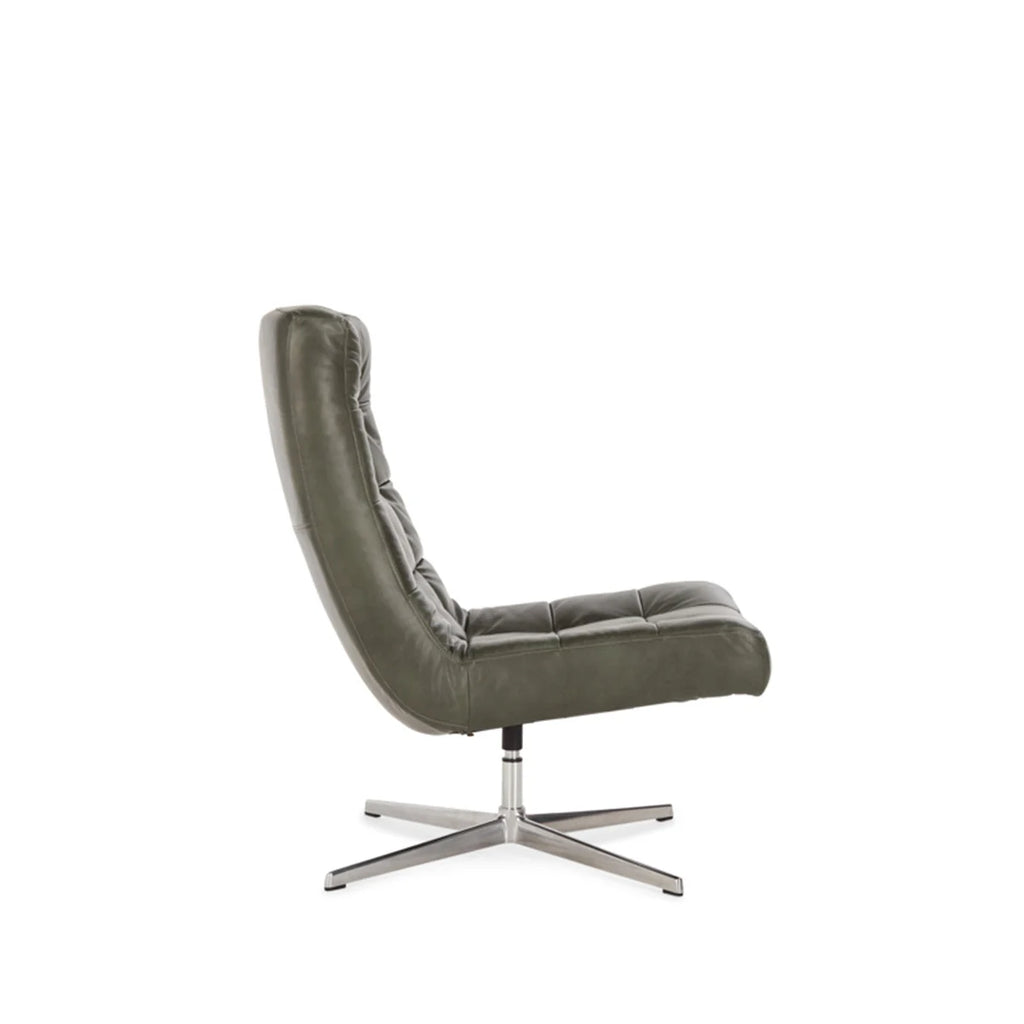 Porter Swivel Accent Chair- Forest Green - Chapin Furniture