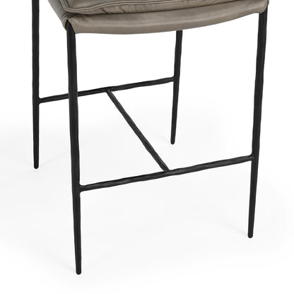 Mayer 26" Counter Stool- Pewter Gray - Chapin Furniture