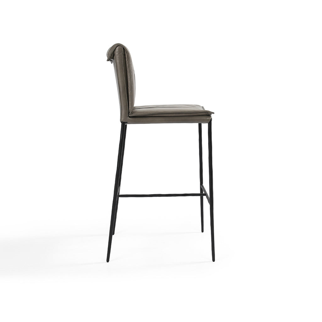 Mayer 30" Bar Stool -Pewter Gray - Chapin Furniture