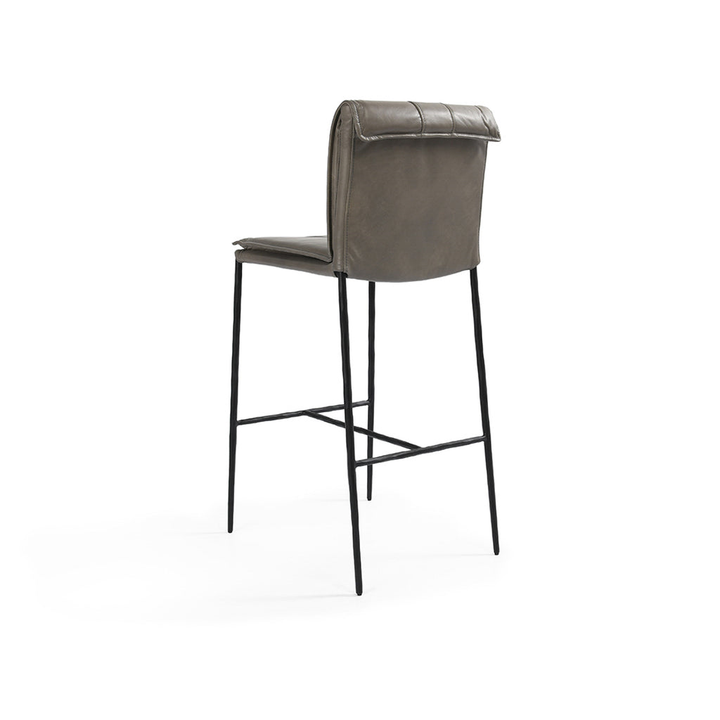 Mayer 30" Bar Stool -Pewter Gray - Chapin Furniture