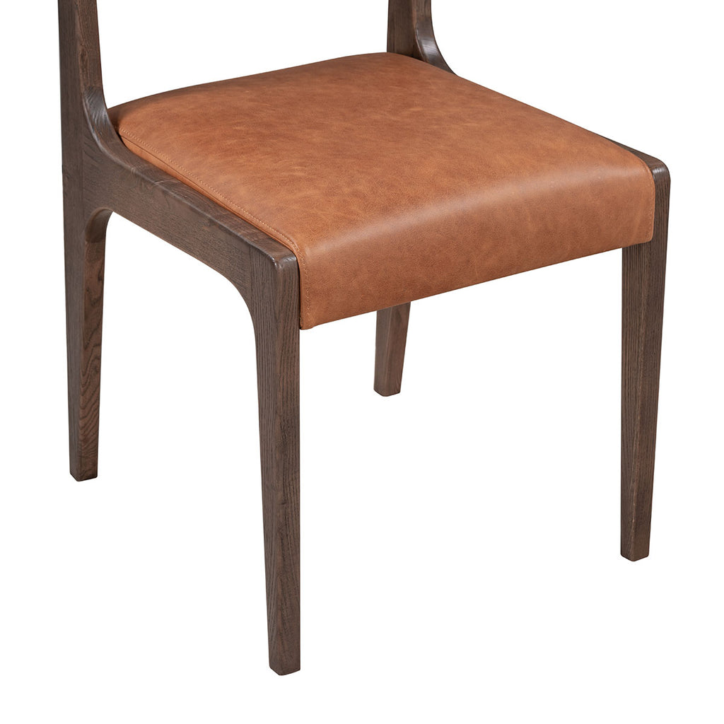 Wayne Leather Dining Chair - Chapin Furniture