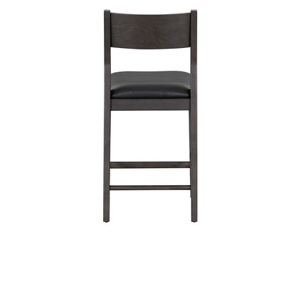 Rooney Leather/Wood Counter Stool - Chapin Furniture