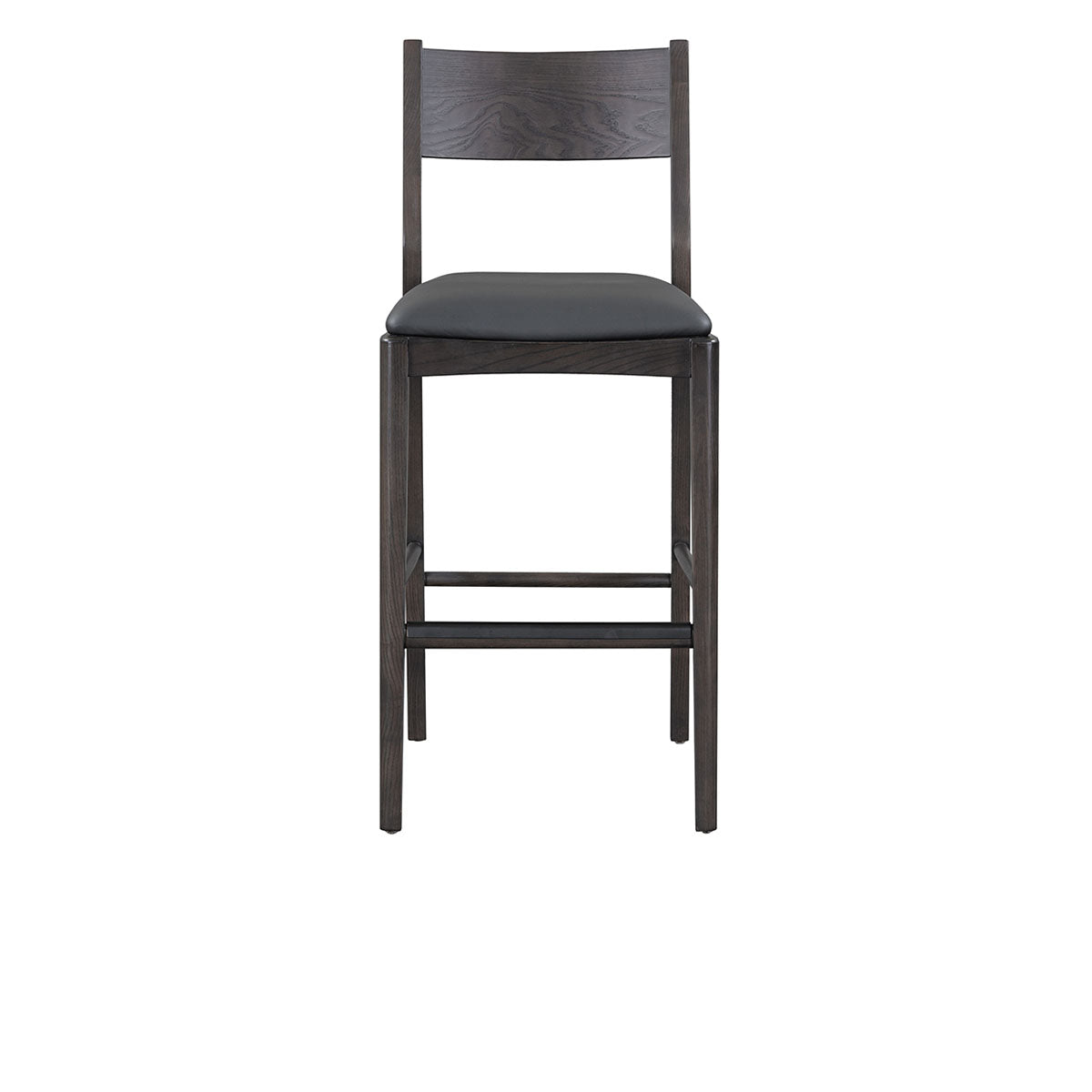 Rooney Leather/Wood Bar Stool - Chapin Furniture