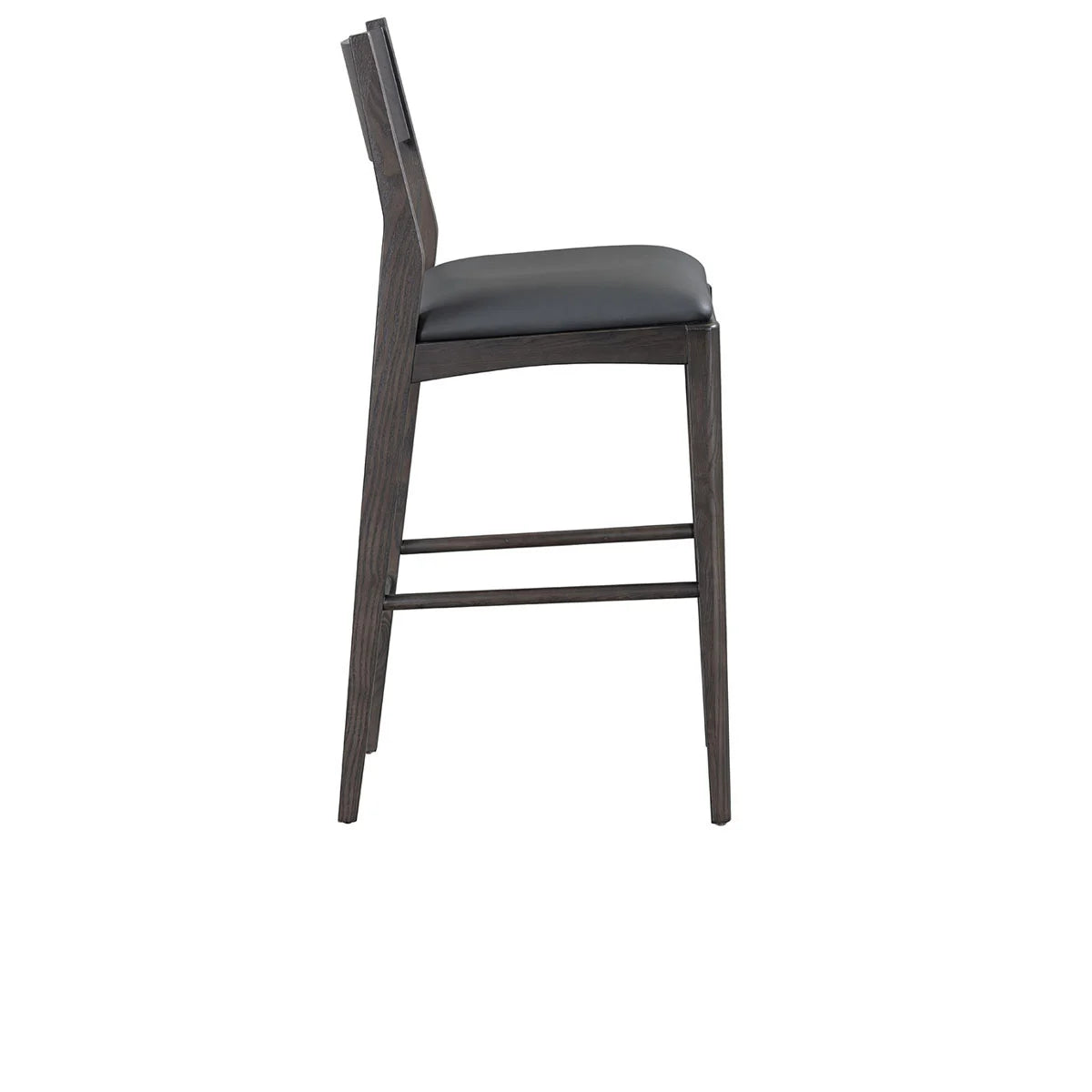 Rooney Leather/Wood Bar Stool - Chapin Furniture