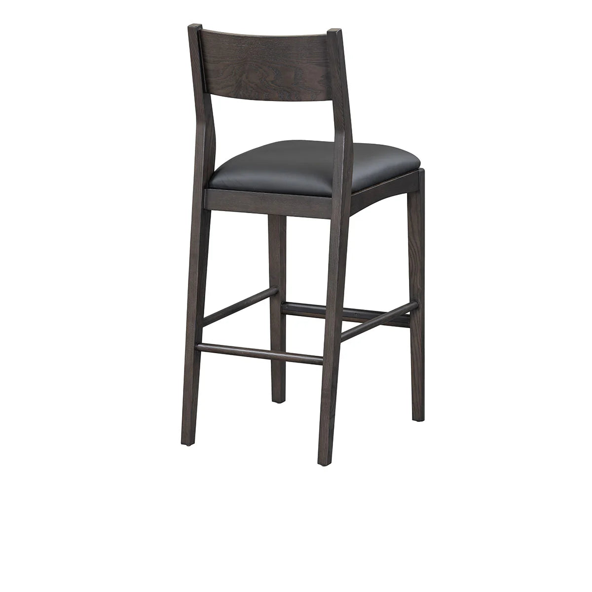 Rooney Leather/Wood Bar Stool - Chapin Furniture
