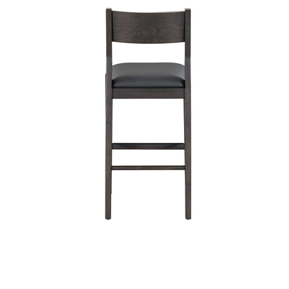 Rooney Leather/Wood Bar Stool - Chapin Furniture