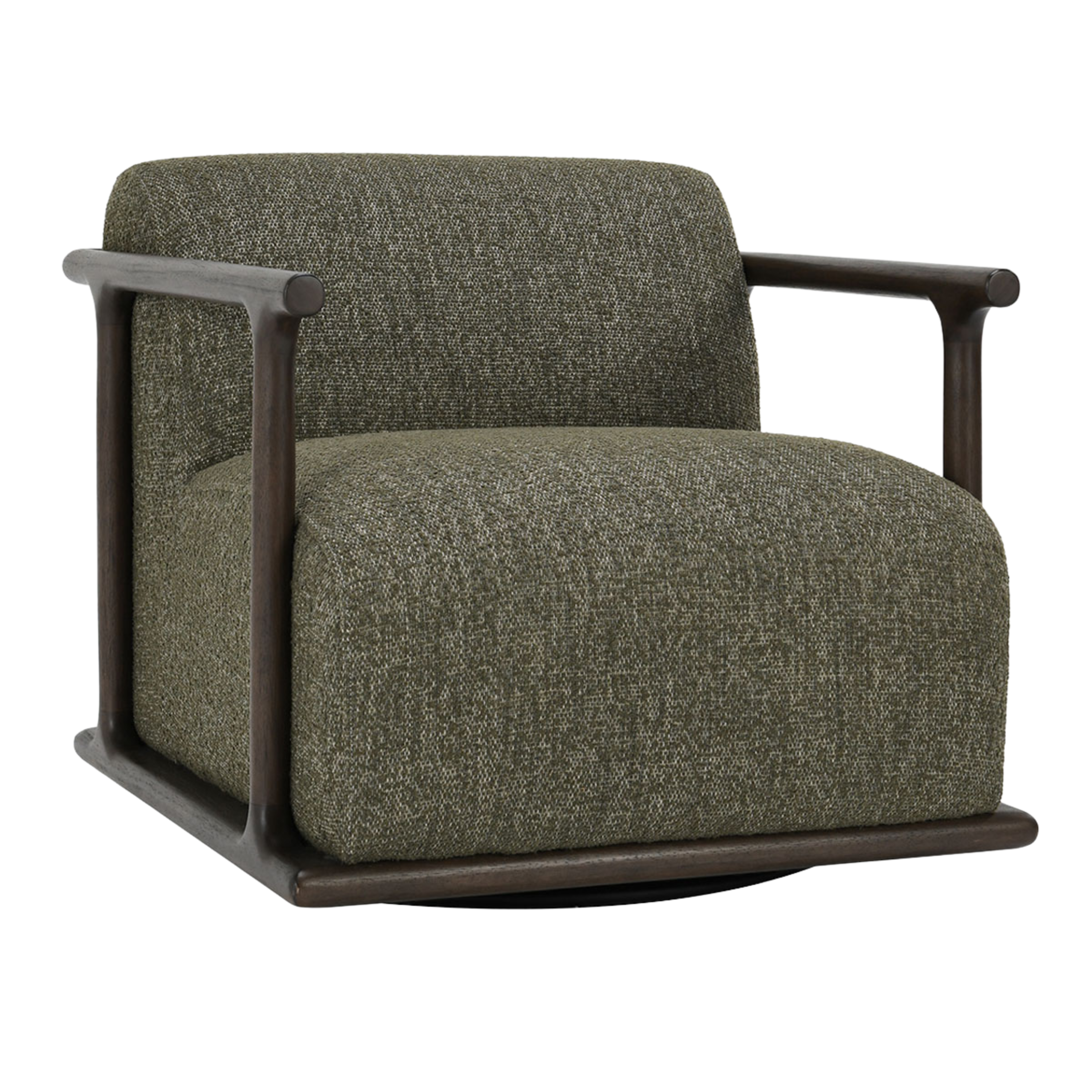 Lucia Swivel Accent Chair - Thumbnail 4