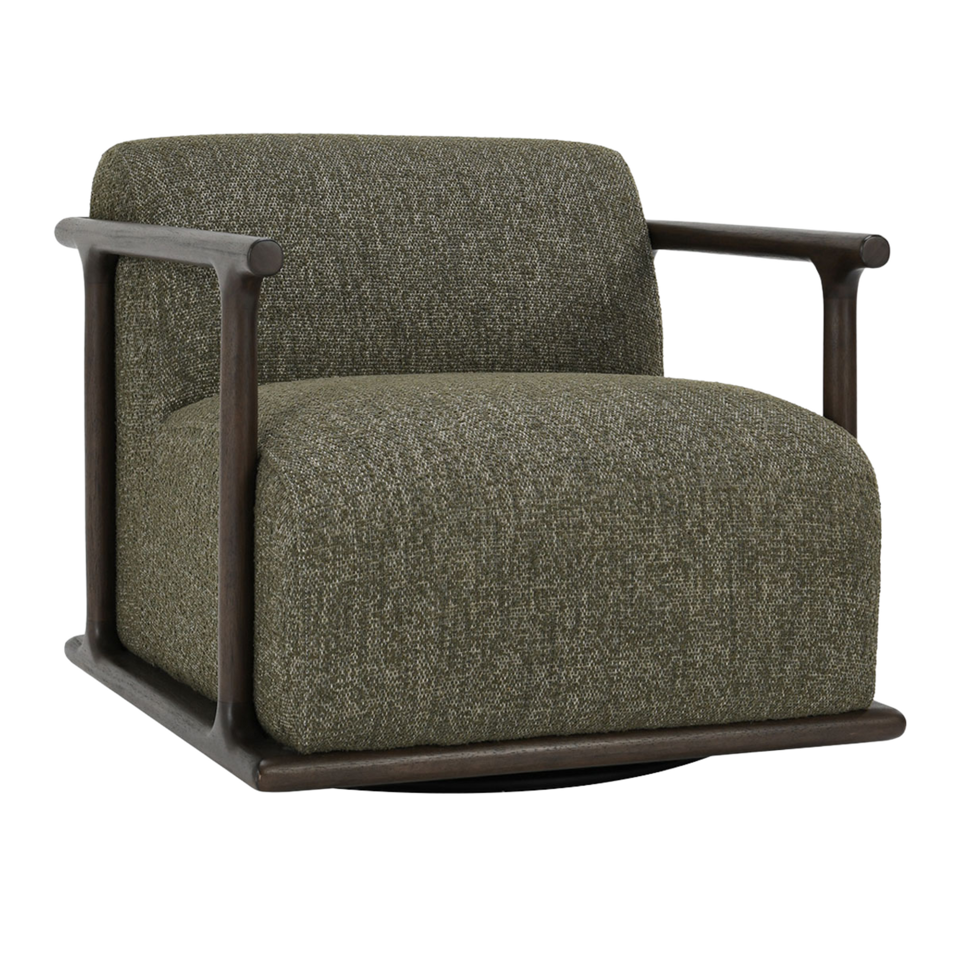 Lucia Swivel Accent Chair - Kale Green - Chapin Furniture