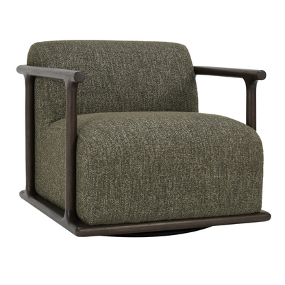 Lucia Swivel Accent Chair - Kale Green - Chapin Furniture