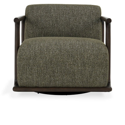 Lucia Swivel Accent Chair - Kale Green - Chapin Furniture