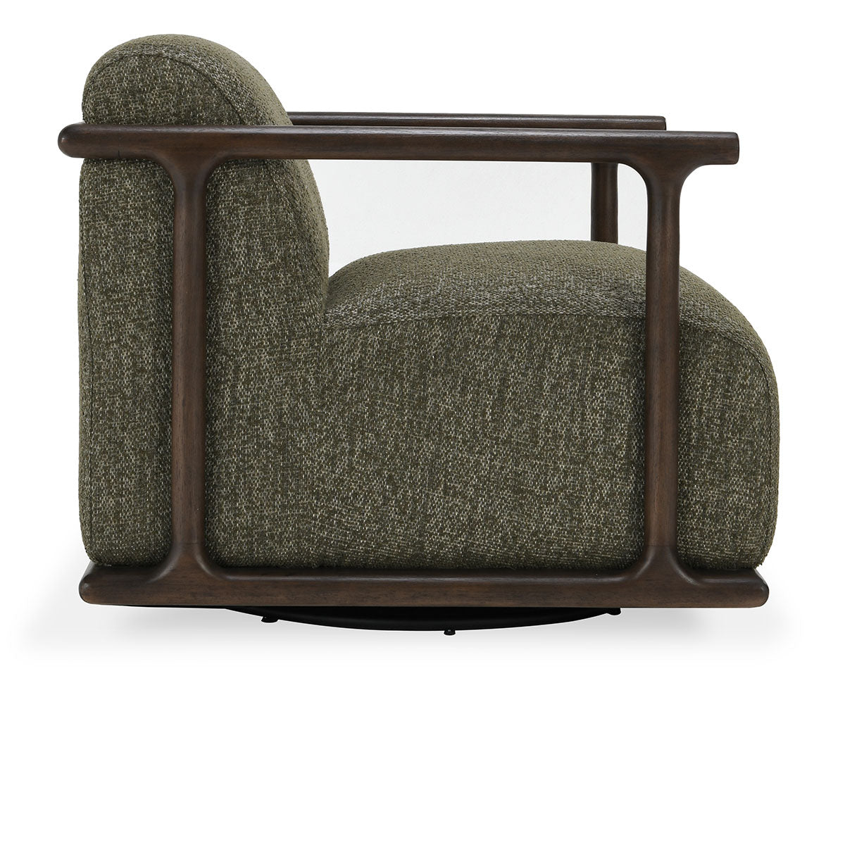 Lucia Swivel Accent Chair - Thumbnail 2