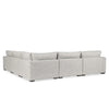 Ludwig 5 Piece Upholstered Sectional -Ivory - Chapin Furniture