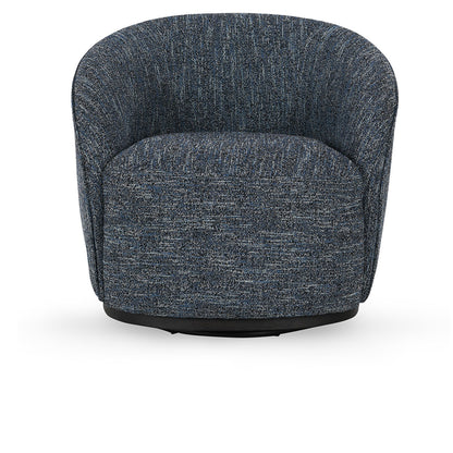 Andrea Swivel Accent Chair- Blue - Chapin Furniture