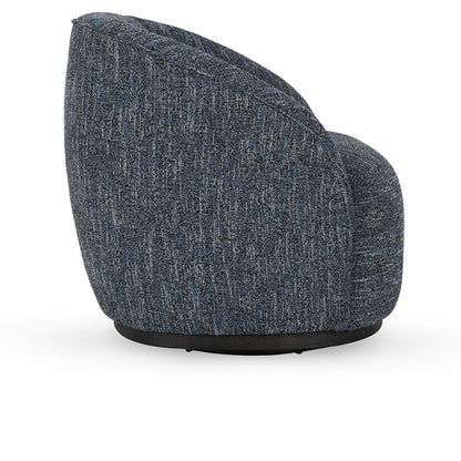 Andrea Swivel Accent Chair- Blue - Chapin Furniture