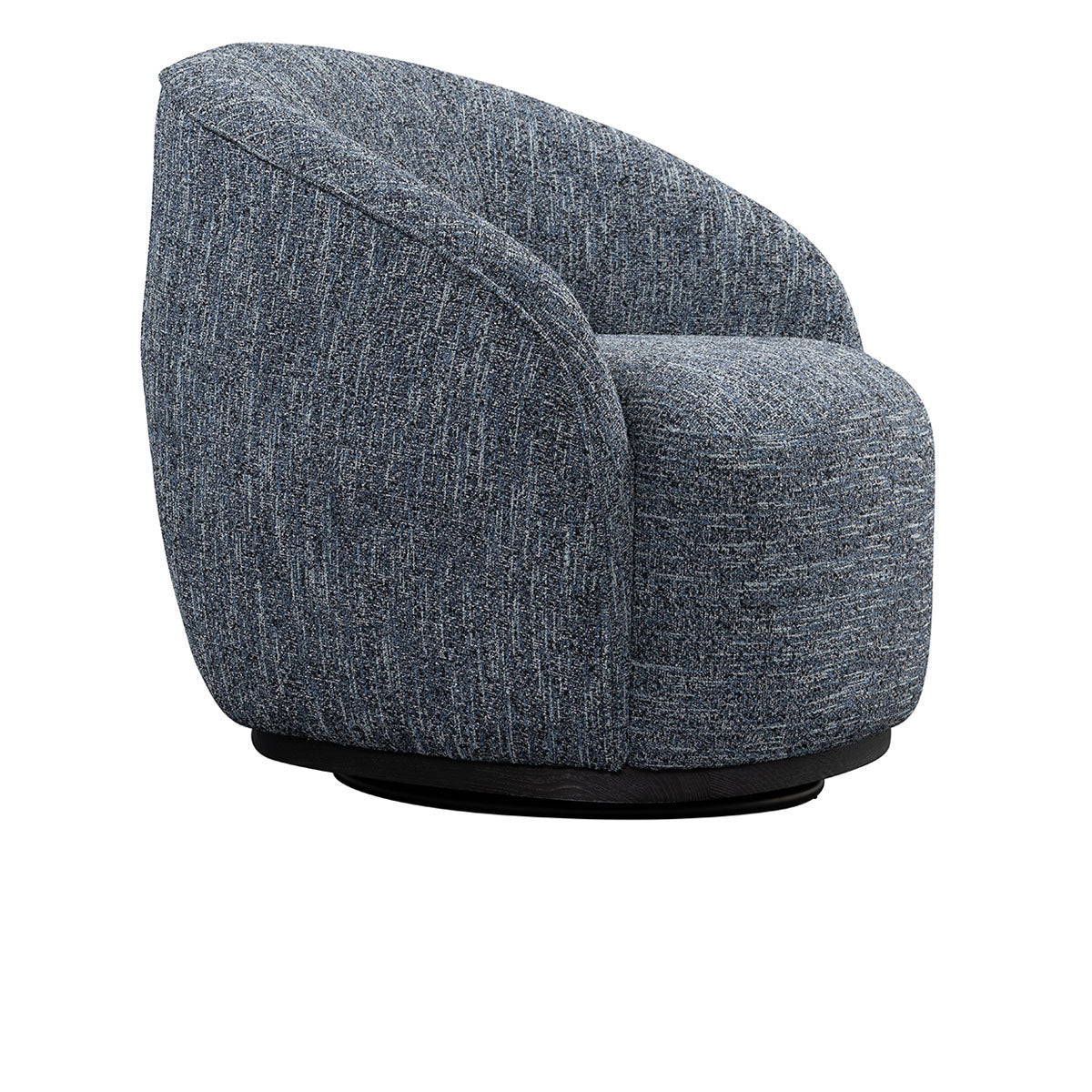 Andrea Swivel Accent Chair- Blue - Chapin Furniture