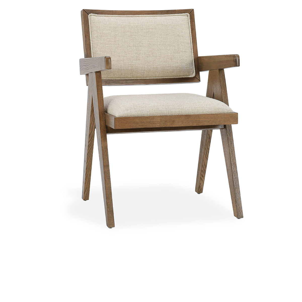 Dolton Linen Blend Dining Arm Chair - Chapin Furniture