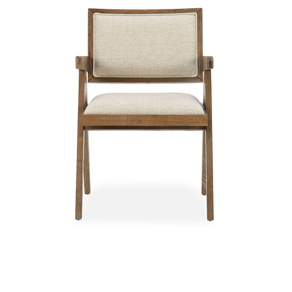 Dolton Linen Blend Dining Arm Chair - Chapin Furniture