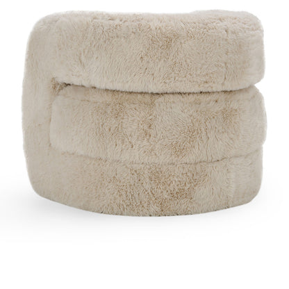 Teddy Plush Accent Chair - Beige - Chapin Furniture