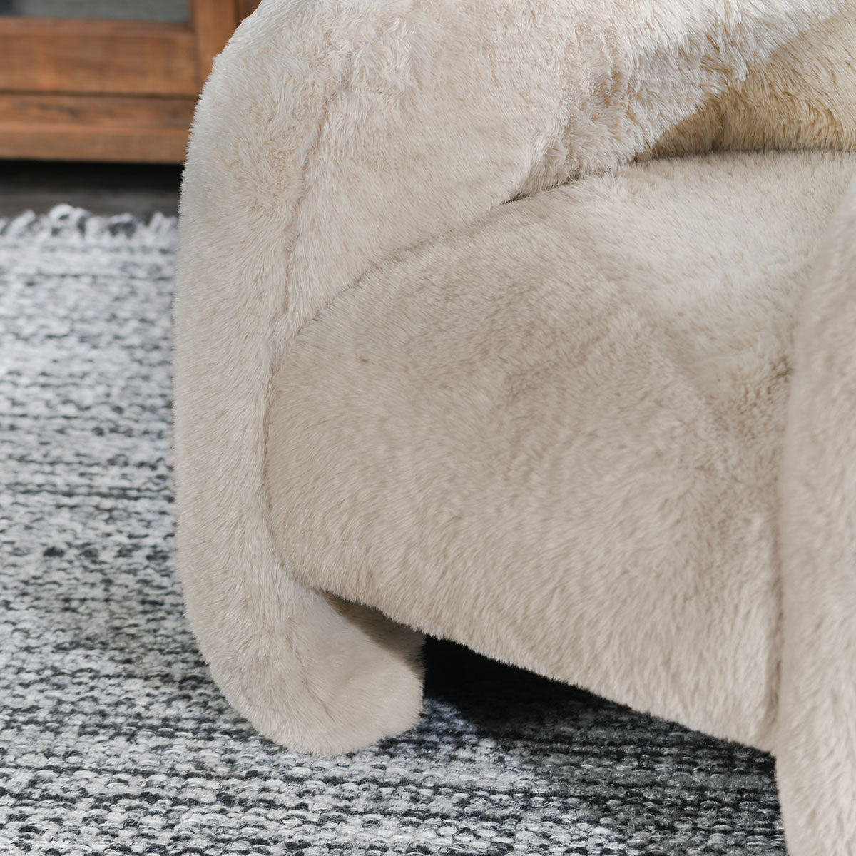 Teddy Plush Accent Chair - Beige - Chapin Furniture