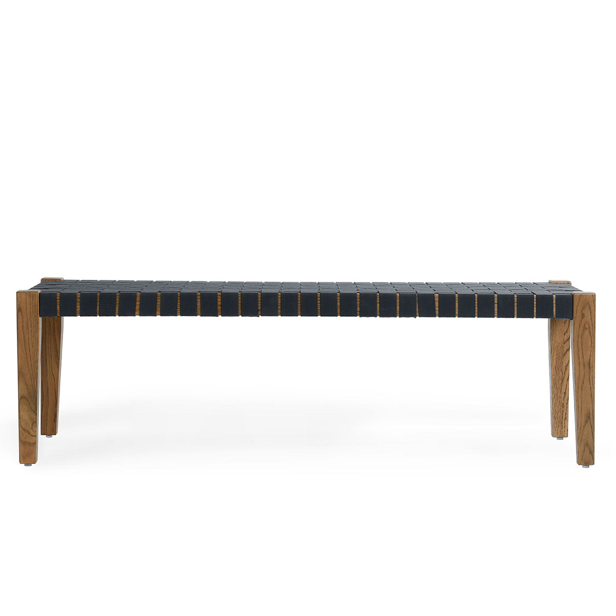 Orlando Oak 62" Bench - True Natural / Charcoal - Chapin Furniture