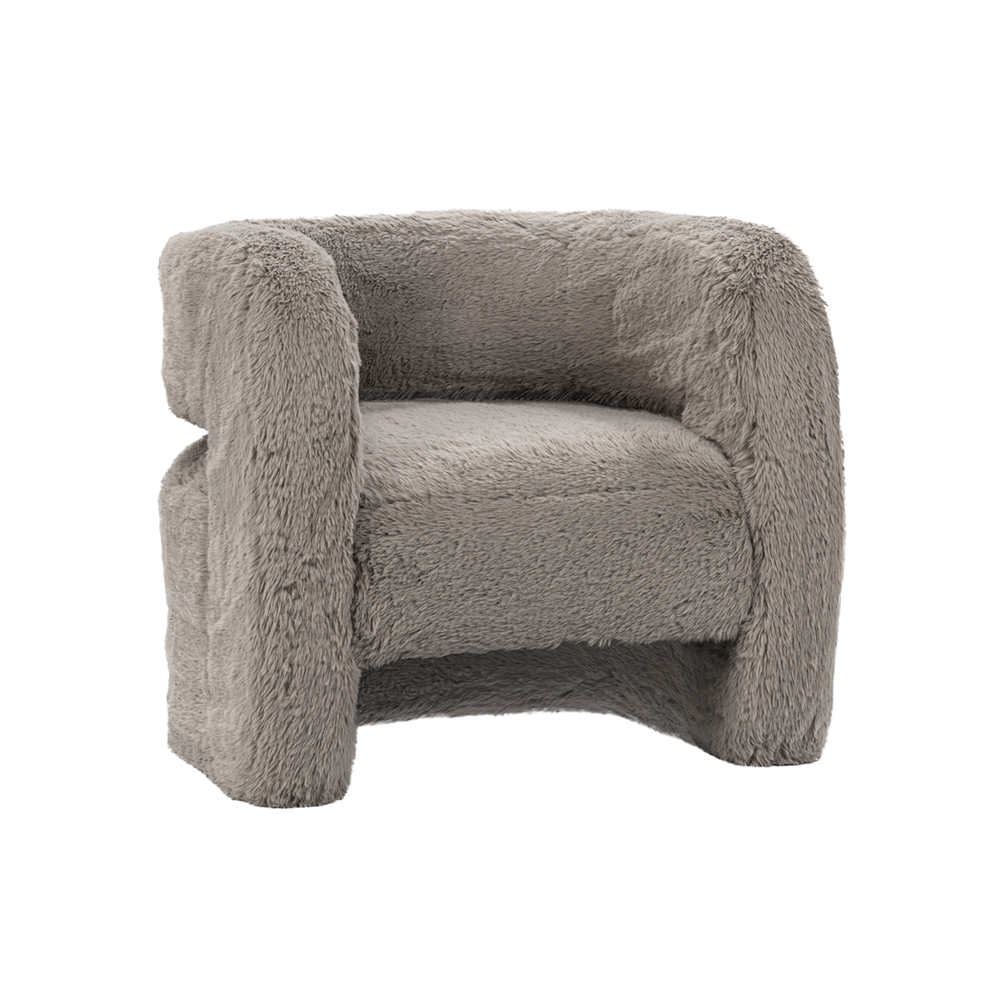 Teddy Plush Accent Chair - Granite - Chapin Furniture