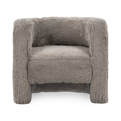Teddy Plush Accent Chair - Granite - Chapin Furniture