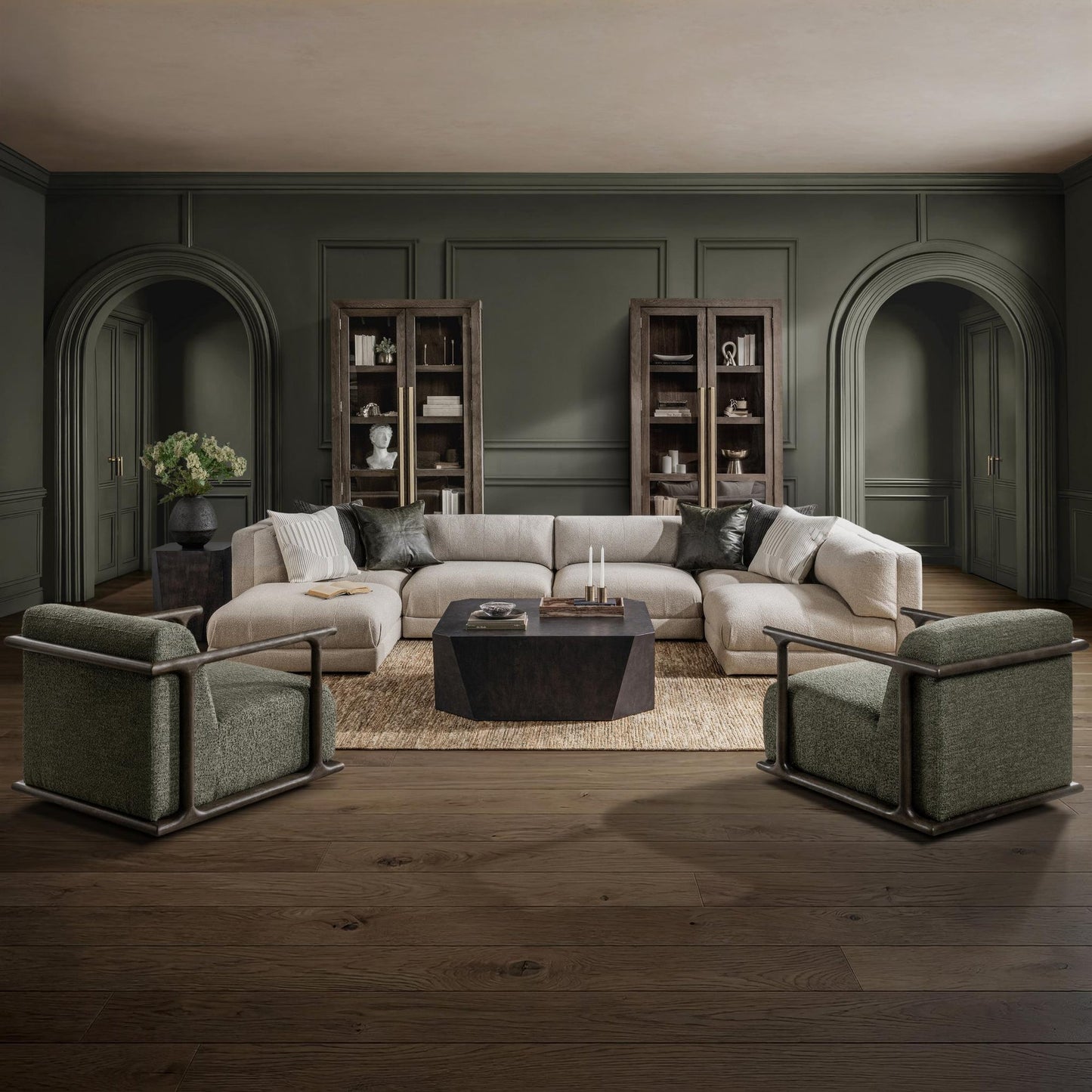 Adalynne Upholstered Sectional - Buttermilk