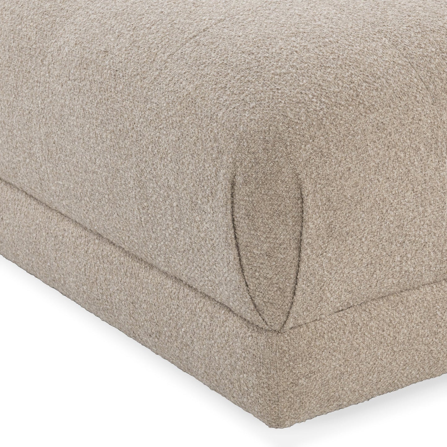 Adalynne Upholstered Square Ottoman - Buttermilk - Chapin Furniture