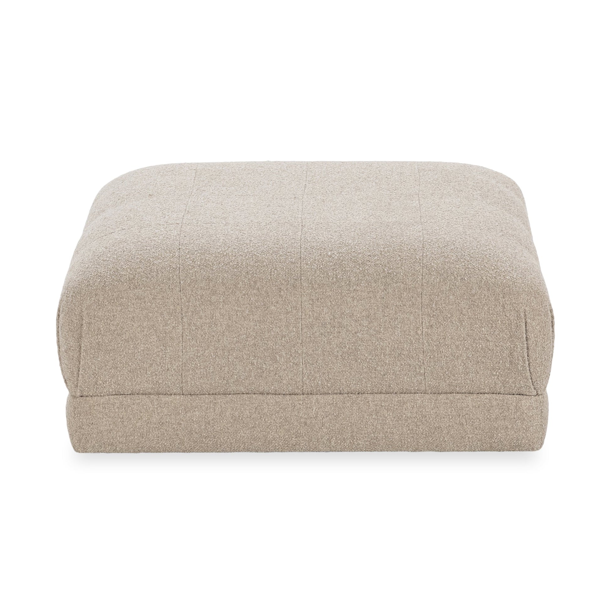 Adalynne Upholstered Square Ottoman - Buttermilk - Chapin Furniture