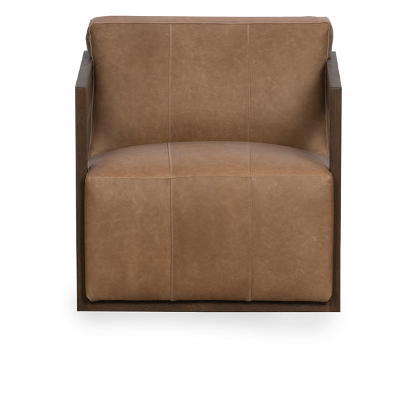 Joseph Swivel Accent Chair- Toffee Brown - Chapin Furniture