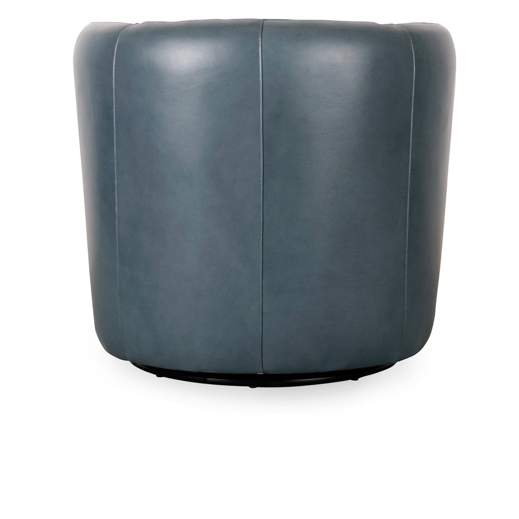 Bronson Swivel Accent Chair- Blue - Chapin Furniture