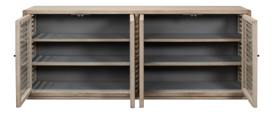 St. Nevis Sideboard- Grey Wash - Chapin Furniture