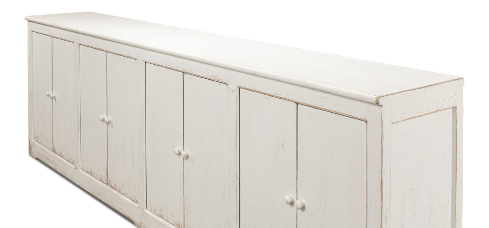 Eight Is Enough Sideboard- Whitewash - Chapin Furniture