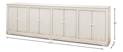 Eight Is Enough Sideboard- Whitewash - Chapin Furniture