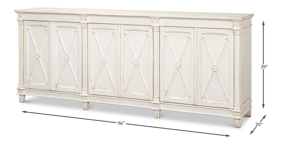 Marksman Sideboard- Whitewash - Chapin Furniture
